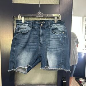 Judy Blue Dark Blue Jean Shorts
